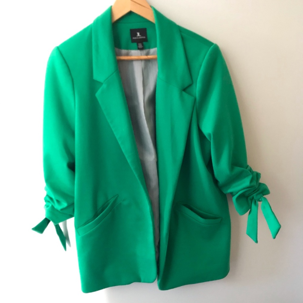 Kelly Green 3/4 Length Blazer